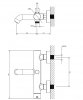 OMNIRES  Bateria wannowa z zestawem prysznicowym Y czarny Y1231BL